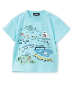 kladskap / クレードスコープ Tシャツ | 【人気商品再入荷】【直営店で取り扱い無し】街と乗り物半袖Tシャツ