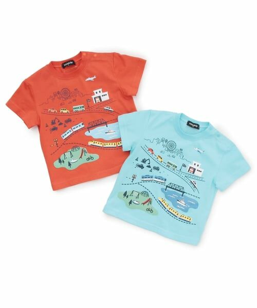 kladskap / クレードスコープ Tシャツ | 【人気商品再入荷】【直営店で取り扱い無し】街と乗り物半袖Tシャツ | 詳細7