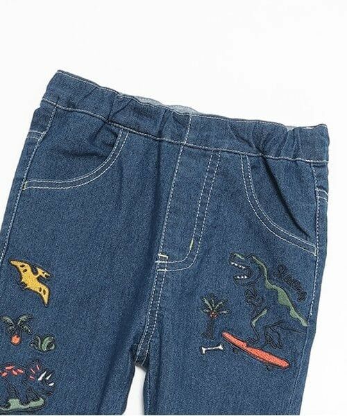 kladskap / クレードスコープ その他パンツ | 【人気商品再入荷】【直営店で取り扱い無し】恐竜刺しゅうロング丈テーパードパンツ | 詳細2