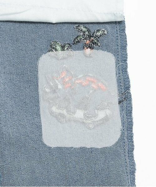 kladskap / クレードスコープ その他パンツ | 【人気商品再入荷】【直営店で取り扱い無し】恐竜刺しゅうロング丈テーパードパンツ | 詳細6