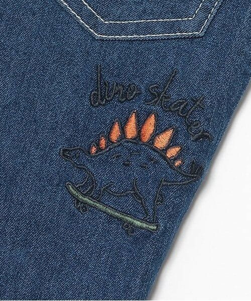 kladskap / クレードスコープ その他パンツ | 【人気商品再入荷】【直営店で取り扱い無し】恐竜刺しゅうロング丈テーパードパンツ | 詳細9