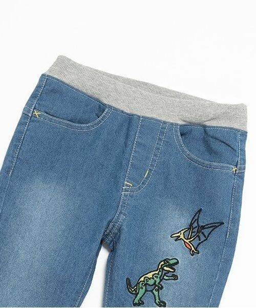 kladskap / クレードスコープ その他パンツ | 【人気商品再入荷】【直営店で取り扱い無し】恐竜刺しゅうロング丈テーパードパンツ | 詳細2