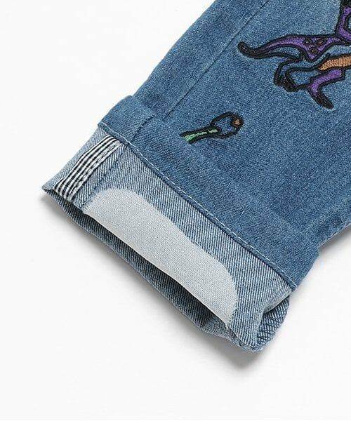 kladskap / クレードスコープ その他パンツ | 【人気商品再入荷】【直営店で取り扱い無し】恐竜刺しゅうロング丈テーパードパンツ | 詳細9