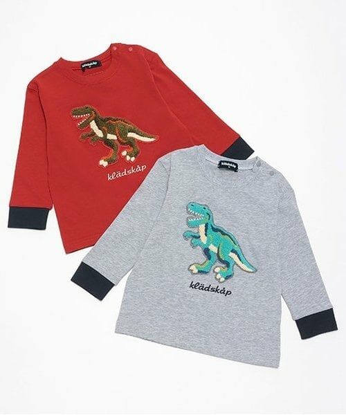 kladskap / クレードスコープ Tシャツ | 【人気商品再入荷】【直営店で取り扱い無し】サガラ恐竜長袖Tシャツ | 詳細8