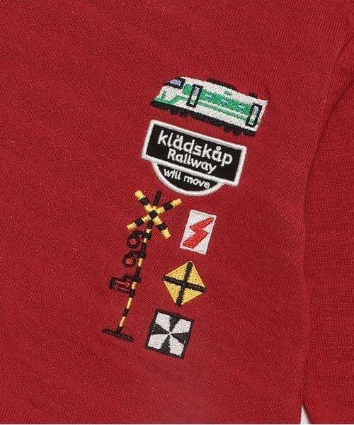 kladskap / クレードスコープ Tシャツ | 【人気商品再入荷】【直営店で取り扱い無し】電車と踏切接結長袖Tシャツ | 詳細3