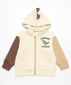 kladskap / クレードスコープ パーカー | 【人気商品再入荷】【直営店で取り扱い無し】恐竜配色ジップアップパーカ
