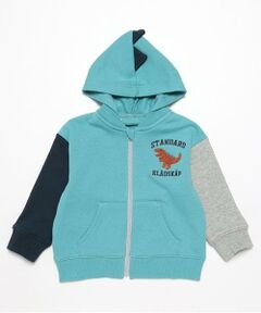 kladskap / クレードスコープ パーカー | 【人気商品再入荷】【直営店で取り扱い無し】恐竜配色ジップアップパーカ