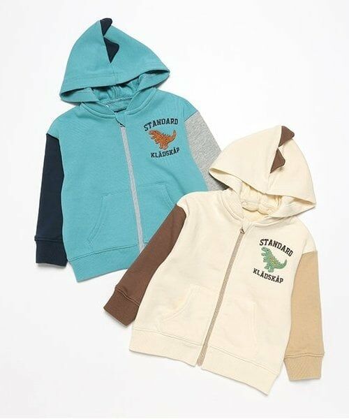 kladskap / クレードスコープ パーカー | 【人気商品再入荷】【直営店で取り扱い無し】恐竜配色ジップアップパーカ | 詳細12