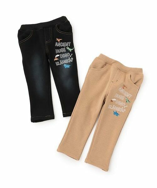 kladskap / クレードスコープ その他パンツ | 【人気商品再入荷】【直営店で取り扱い無し】恐竜刺しゅうロング丈ストレートパンツ | 詳細10