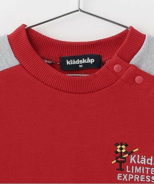 kladskap / クレードスコープ スウェット | 【人気商品再入荷】【直営店で取り扱い無し】電車刺しゅうブロッキングトレーナー | 詳細2