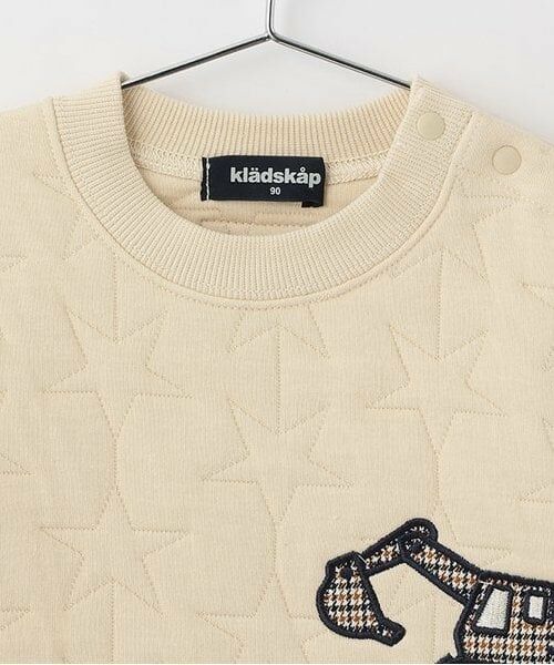 kladskap / クレードスコープ スウェット | ★働く車星キルトトレーナー | 詳細2