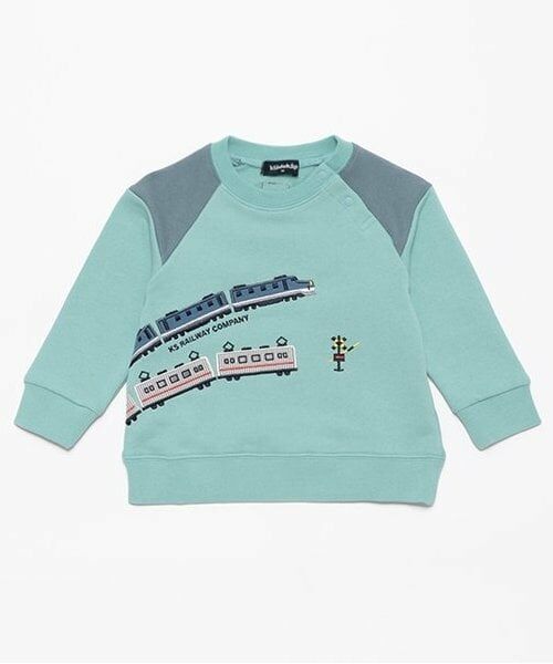 kladskap / クレードスコープ スウェット | 【人気商品再入荷】【直営店で取り扱い無し】電車トレーナー（エメラルド グリーン）