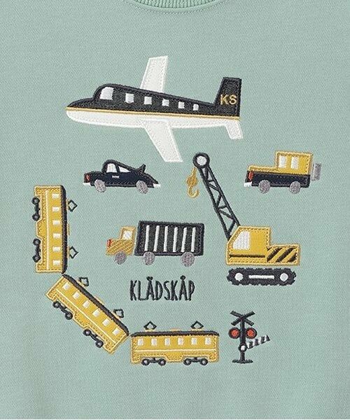 kladskap / クレードスコープ スウェット | 【人気商品再入荷】【直営店で取り扱い無し】乗り物アップリケトレーナー | 詳細3