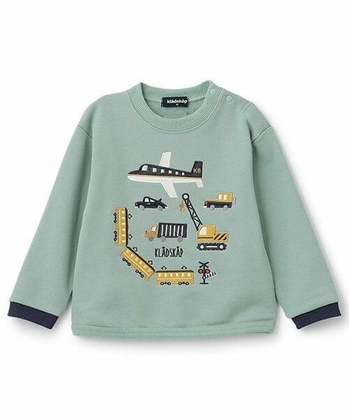 kladskap / クレードスコープ スウェット | 【人気商品再入荷】【直営店で取り扱い無し】乗り物アップリケトレーナー（モデレート グリーン）