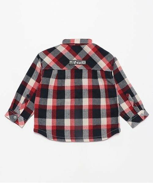 kladskap / クレードスコープ シャツ・ブラウス | 【人気商品再入荷】【直営店で取り扱い無し】恐竜チェック長袖シャツ | 詳細1