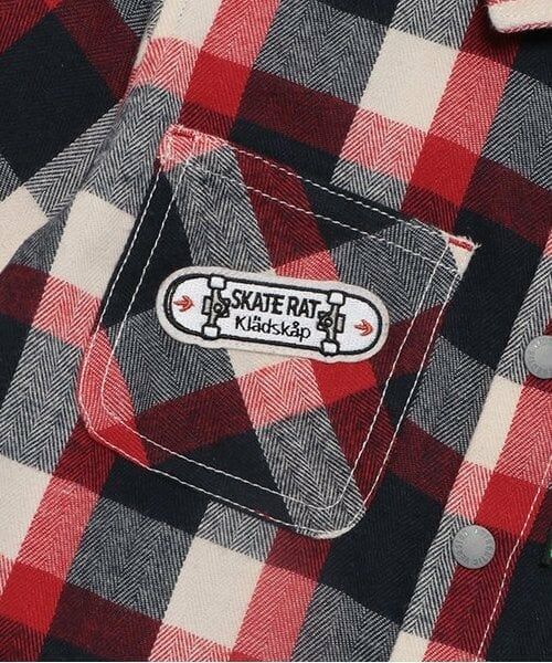 kladskap / クレードスコープ シャツ・ブラウス | 【人気商品再入荷】【直営店で取り扱い無し】恐竜チェック長袖シャツ | 詳細3