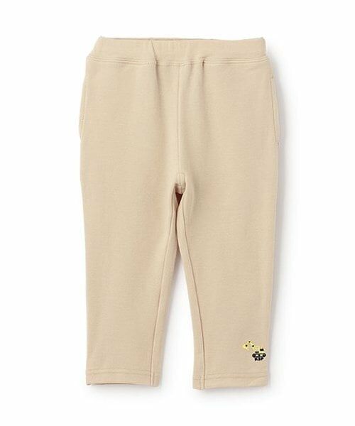 kladskap / クレードスコープ その他パンツ | 【人気商品再入荷】【直営店で取り扱い無し】重機刺しゅうロング丈レギパン（ベージュ）