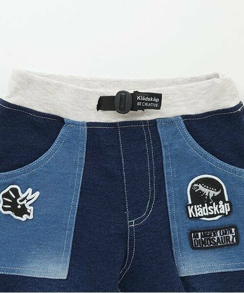 kladskap / クレードスコープ その他パンツ | 【人気商品再入荷】【直営店で取り扱い無し】恐竜ワッペン6分丈裾リブパンツ | 詳細2