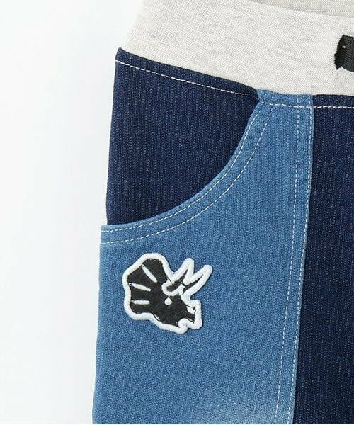 kladskap / クレードスコープ その他パンツ | 【人気商品再入荷】【直営店で取り扱い無し】恐竜ワッペン6分丈裾リブパンツ | 詳細4