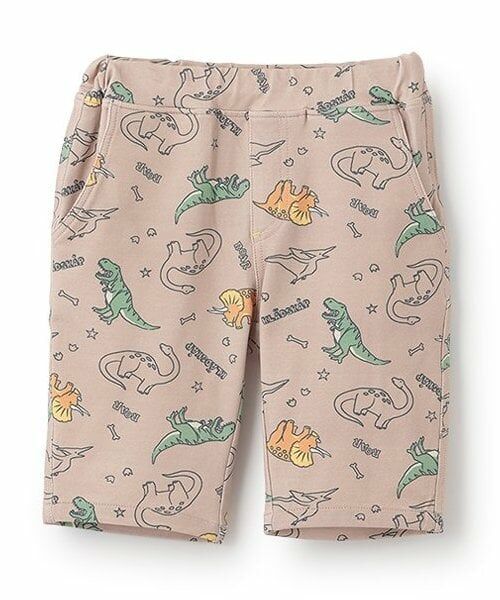 kladskap / クレードスコープ その他パンツ | 【人気商品再入荷】【直営店で取り扱い無し】恐竜総柄6分丈パンツ（モカ茶）