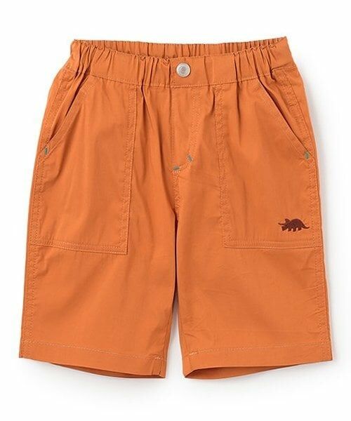 kladskap / クレードスコープ ショート・ハーフ・半端丈パンツ | 【人気商品再入荷】【直営店で取り扱い無し】恐竜ワンポイント6分丈パンツ（キャメル）
