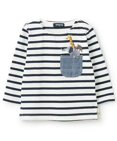 kladskap / クレードスコープ Tシャツ | 【人気商品再入荷】【直営店で取り扱い無し】ポケットからアニマルボーダー長袖Tシャツ