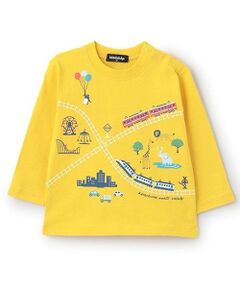 kladskap / クレードスコープ Tシャツ | 【人気商品再入荷】【直営店で取り扱い無し】電車アニマル遊園地長袖Tシャツ