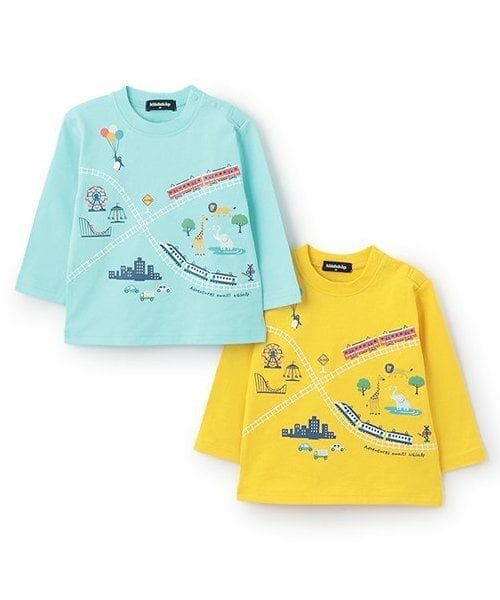 kladskap / クレードスコープ Tシャツ | 【人気商品再入荷】【直営店で取り扱い無し】電車アニマル遊園地長袖Tシャツ | 詳細7