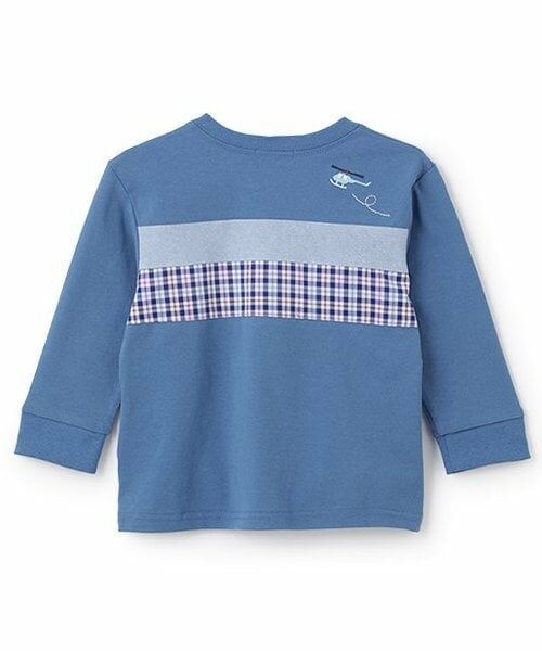 kladskap / クレードスコープ Tシャツ | 【人気商品再入荷】【直営店で取り扱い無し】乗り物アップリケ後ろ切替長袖Tシャツ | 詳細1