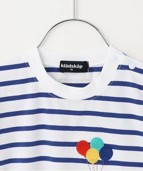 kladskap / クレードスコープ Tシャツ | 【人気商品再入荷】【直営店で取り扱い無し】ポケットにペンギンボーダー半袖Tシャツ | 詳細2