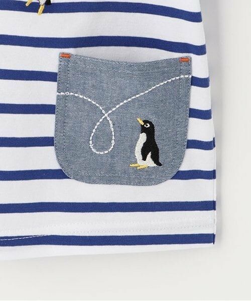 kladskap / クレードスコープ Tシャツ | 【人気商品再入荷】【直営店で取り扱い無し】ポケットにペンギンボーダー半袖Tシャツ | 詳細6