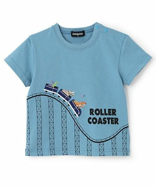 kladskap / クレードスコープ Tシャツ | 【人気商品再入荷】【直営店で取り扱い無し】ジェットコースター恐竜半袖Tシャツ(ライト ブルー)