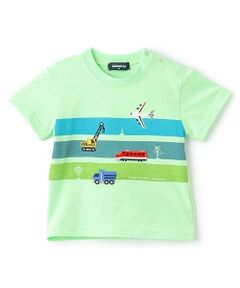 kladskap / クレードスコープ Tシャツ | 【人気商品再入荷】【直営店で取り扱い無し】乗り物アップリケ半袖Tシャツ