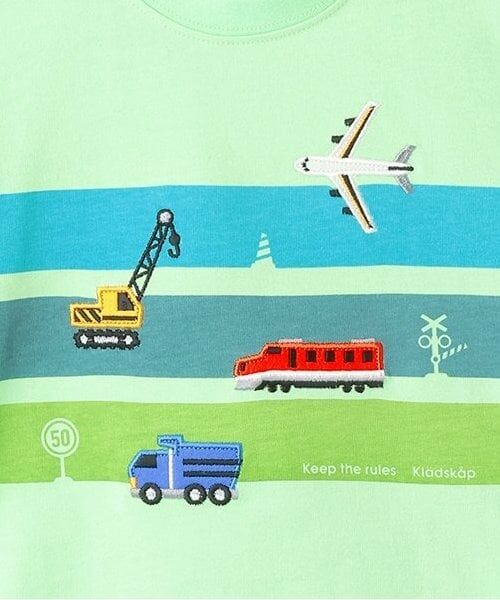 kladskap / クレードスコープ Tシャツ | 【人気商品再入荷】【直営店で取り扱い無し】乗り物アップリケ半袖Tシャツ | 詳細3