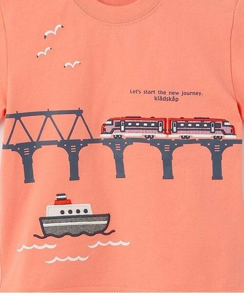 kladskap / クレードスコープ Tシャツ | 【人気商品再入荷】【直営店で取り扱い無し】電車と鉄橋半袖Tシャツ | 詳細3