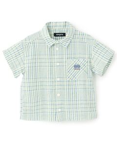 kladskap / クレードスコープ シャツ・ブラウス | 【人気商品再入荷】【直営店で取り扱い無し】電車チェックオーバーサイズ半袖シャツ