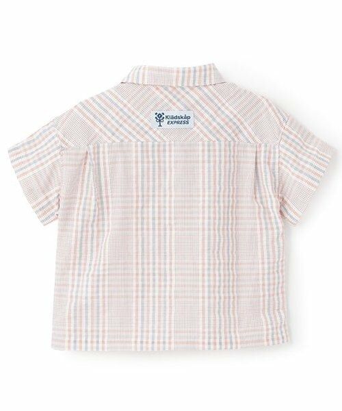 kladskap / クレードスコープ シャツ・ブラウス | 【人気商品再入荷】【直営店で取り扱い無し】電車チェックオーバーサイズ半袖シャツ | 詳細1