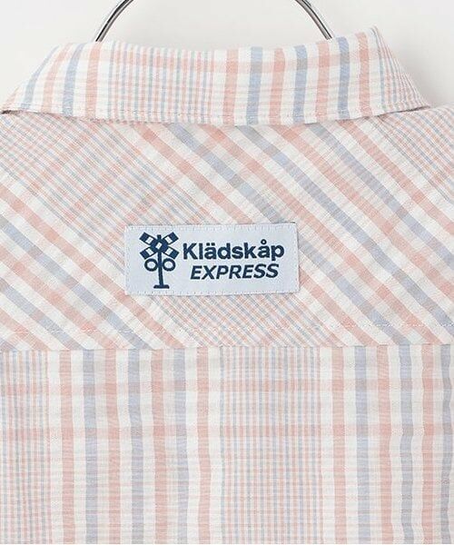 kladskap / クレードスコープ シャツ・ブラウス | 【人気商品再入荷】【直営店で取り扱い無し】電車チェックオーバーサイズ半袖シャツ | 詳細7