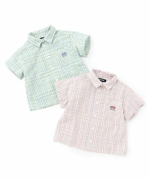 kladskap / クレードスコープ シャツ・ブラウス | 【人気商品再入荷】【直営店で取り扱い無し】電車チェックオーバーサイズ半袖シャツ | 詳細9