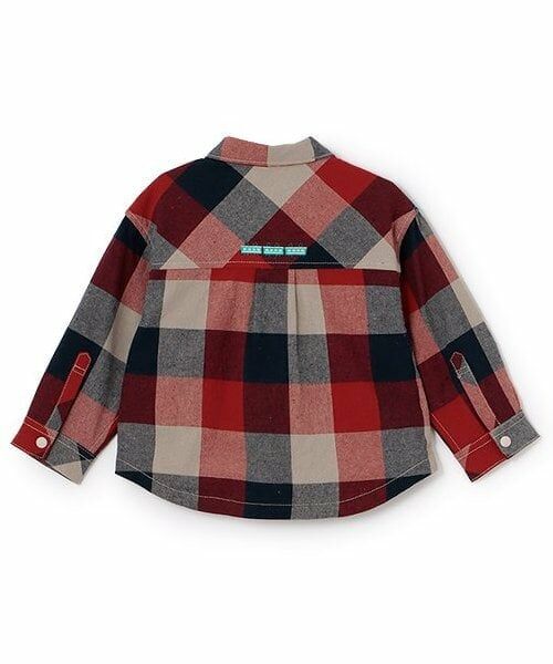 kladskap / クレードスコープ シャツ・ブラウス | 【人気商品再入荷】【直営店で取り扱い無し】電車刺しゅうチェック長袖シャツ | 詳細1