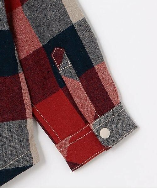 kladskap / クレードスコープ シャツ・ブラウス | 【人気商品再入荷】【直営店で取り扱い無し】電車刺しゅうチェック長袖シャツ | 詳細6