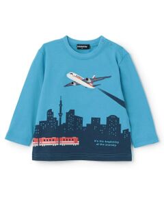 kladskap / クレードスコープ Tシャツ | 【人気商品再入荷】【直営店で取り扱い無し】空の旅/乗り物長袖Tシャツ