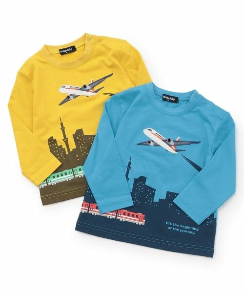 kladskap / クレードスコープ Tシャツ | 【人気商品再入荷】【直営店で取り扱い無し】空の旅/乗り物長袖Tシャツ | 詳細7