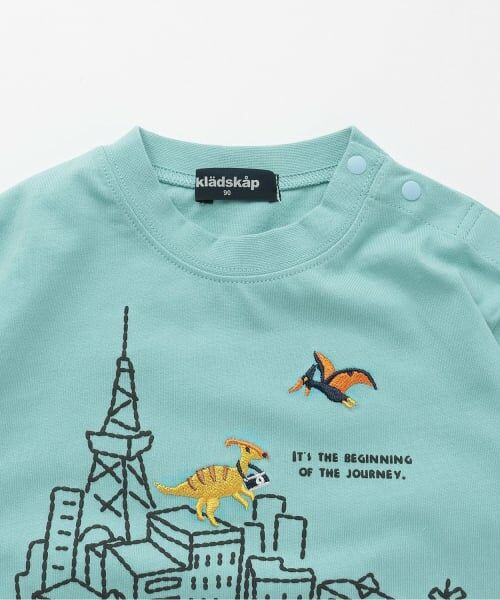 kladskap / クレードスコープ Tシャツ | 【人気商品再入荷】【直営店で取り扱い無し】旅ザウルス/恐竜長袖Tシャツ | 詳細2