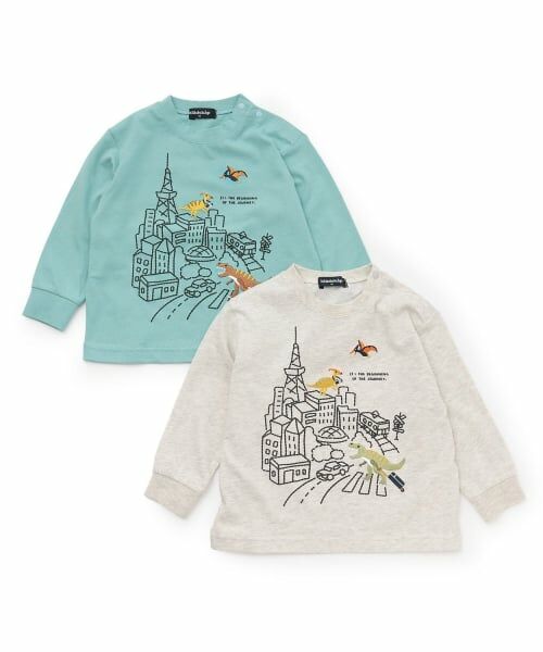 kladskap / クレードスコープ Tシャツ | 【人気商品再入荷】【直営店で取り扱い無し】旅ザウルス/恐竜長袖Tシャツ | 詳細7