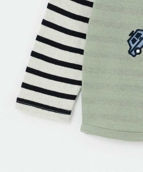 kladskap / クレードスコープ Tシャツ | 【人気商品再入荷】【直営店で取り扱い無し】働く車刺しゅう接結長袖Tシャツ | 詳細5