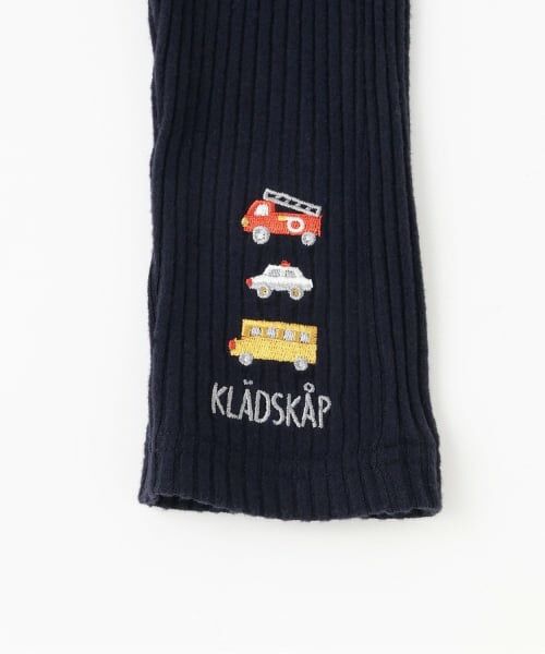 kladskap / クレードスコープ レギンス・スパッツ | 【人気商品再入荷】【直営店で取り扱い無し】働く車刺しゅうロング丈レギパン | 詳細4