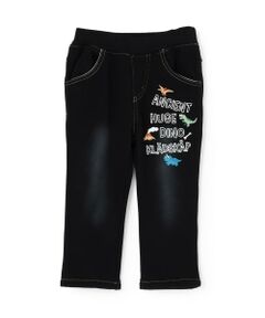 kladskap / クレードスコープ その他パンツ | 【人気商品再入荷】【直営店で取り扱い無し】恐竜刺しゅうロング丈ストレートパンツ