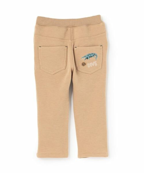 kladskap / クレードスコープ その他パンツ | 【人気商品再入荷】【直営店で取り扱い無し】恐竜刺しゅうロング丈ストレートパンツ | 詳細1