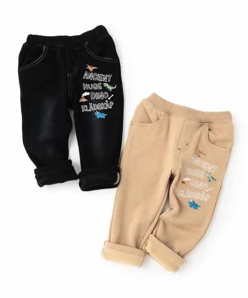 kladskap / クレードスコープ その他パンツ | 【人気商品再入荷】【直営店で取り扱い無し】恐竜刺しゅうロング丈ストレートパンツ | 詳細10